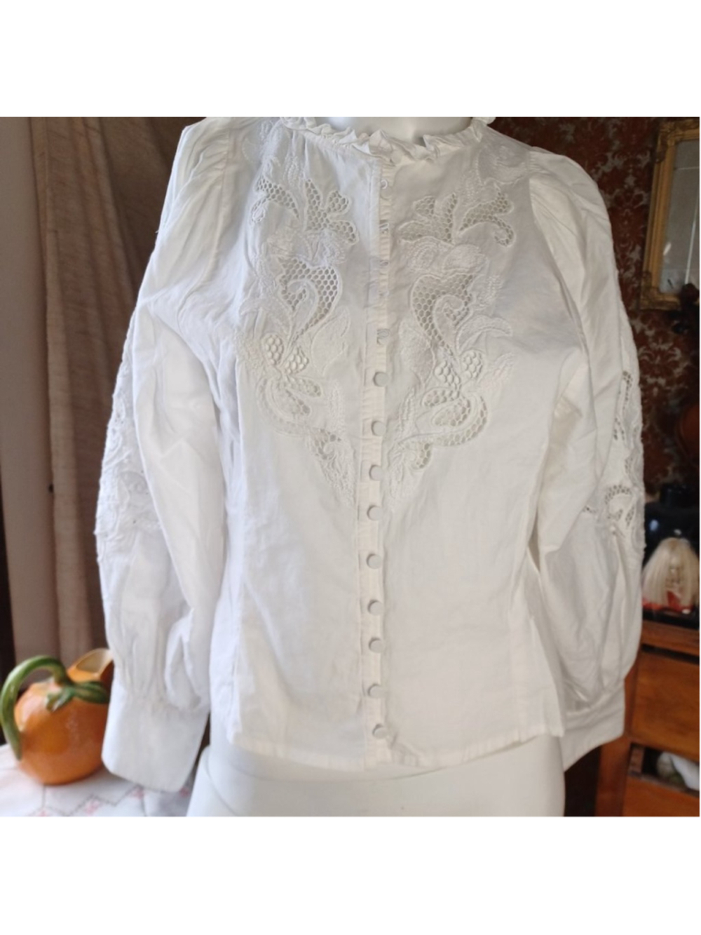Y.a.s.‎ Top cotton lace XS